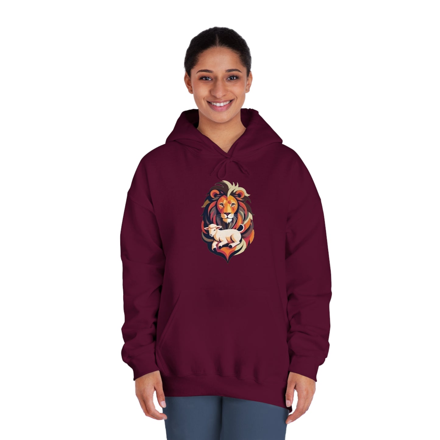 Judah Lamb Logo - Unisex DryBlend® Hooded Sweatshirt