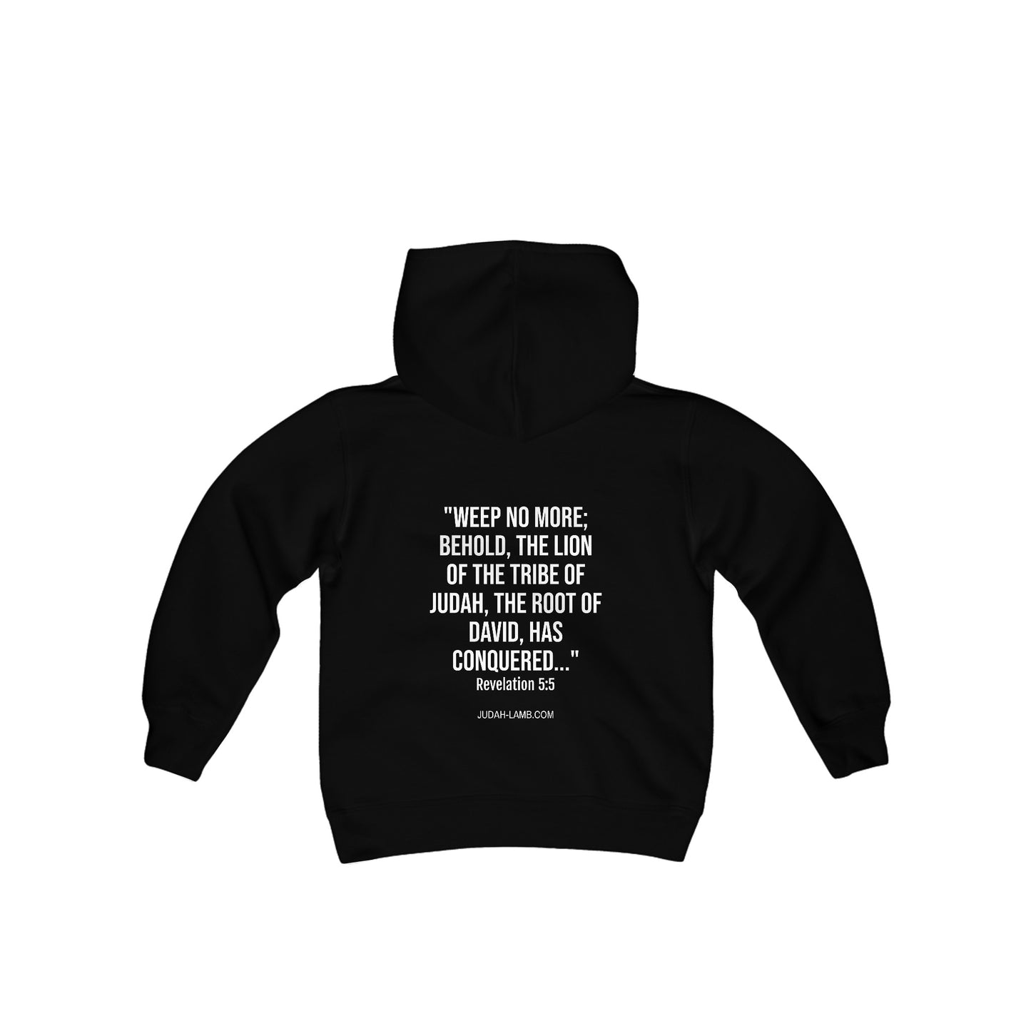 Judah Lamb Logo - Youth Heavy Blend Hooded Sweatshirt