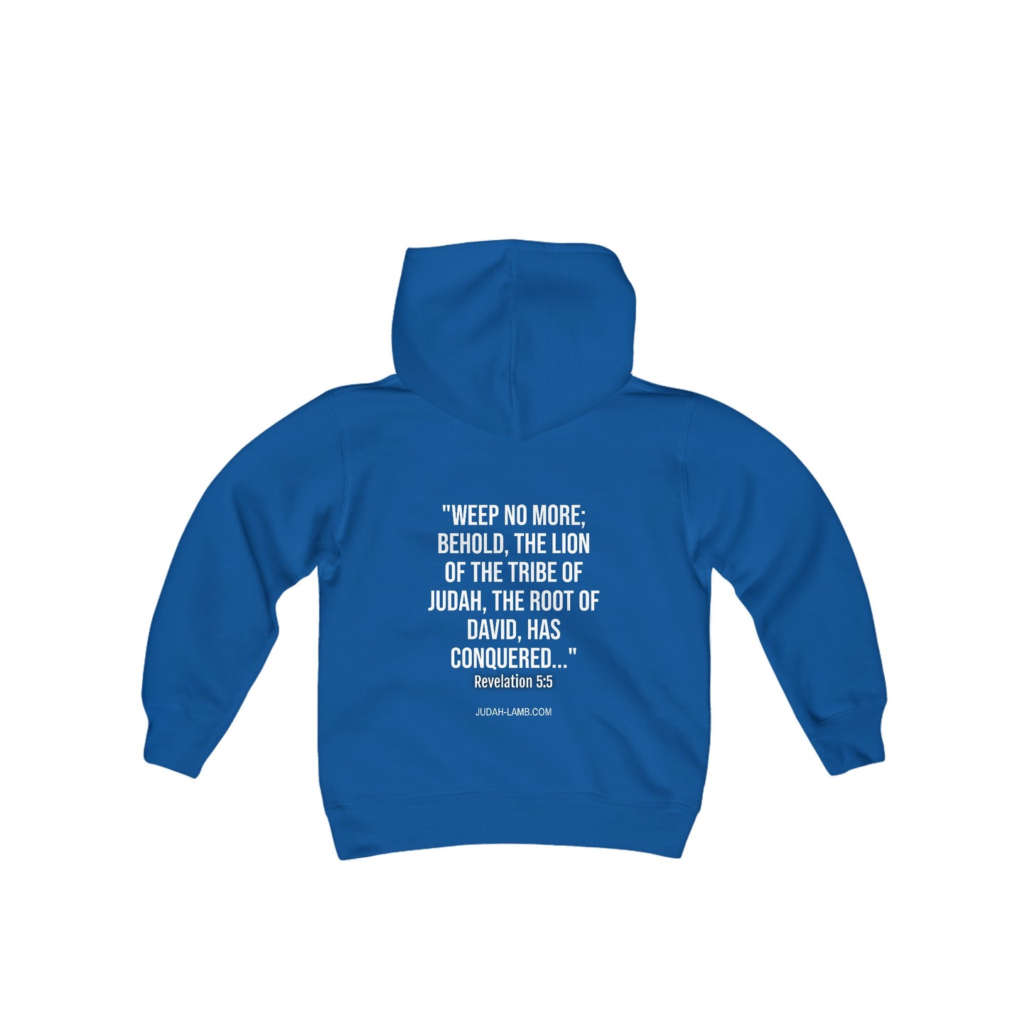 Judah Lamb Logo - Youth Heavy Blend Hooded Sweatshirt