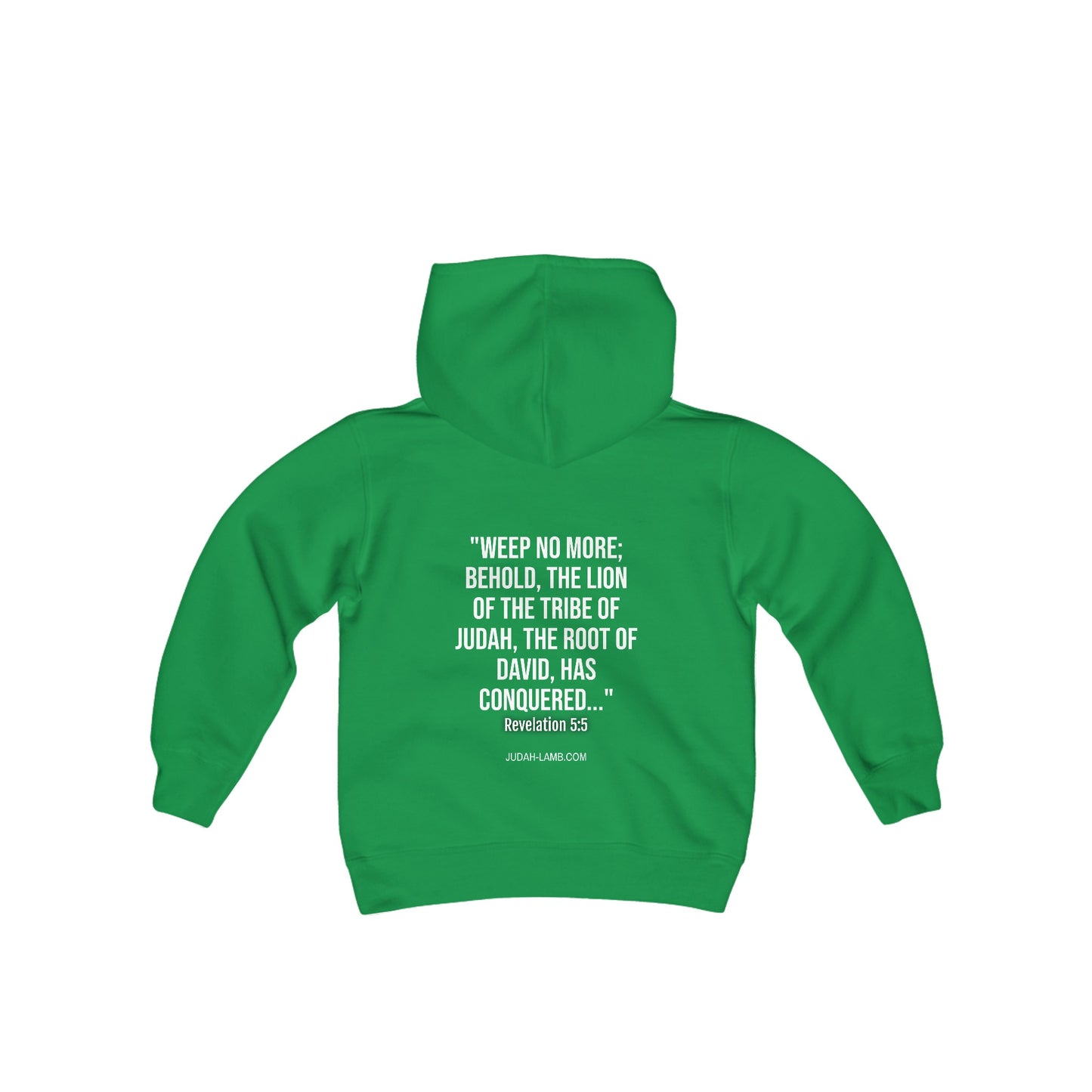 Judah Lamb Logo - Youth Heavy Blend Hooded Sweatshirt