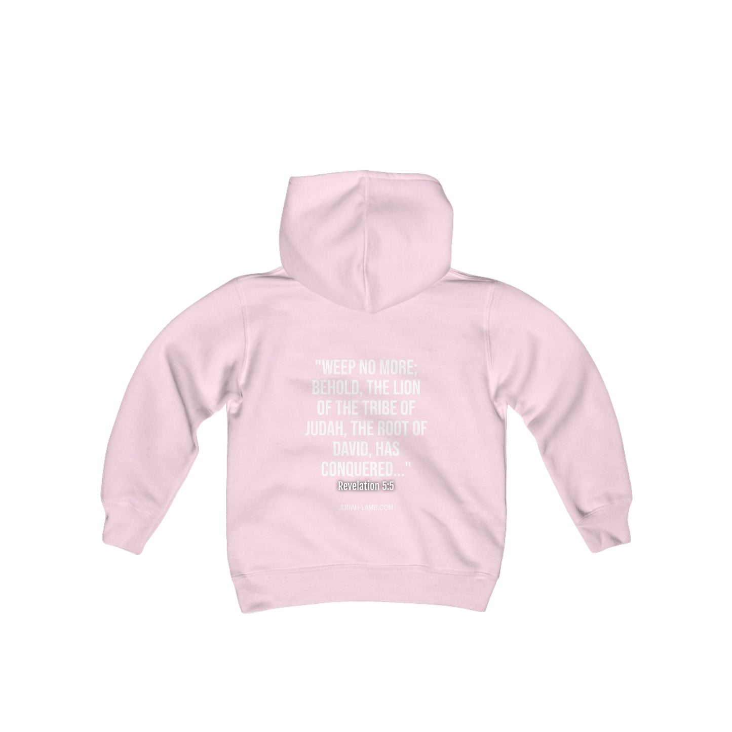 Judah Lamb Logo - Youth Heavy Blend Hooded Sweatshirt