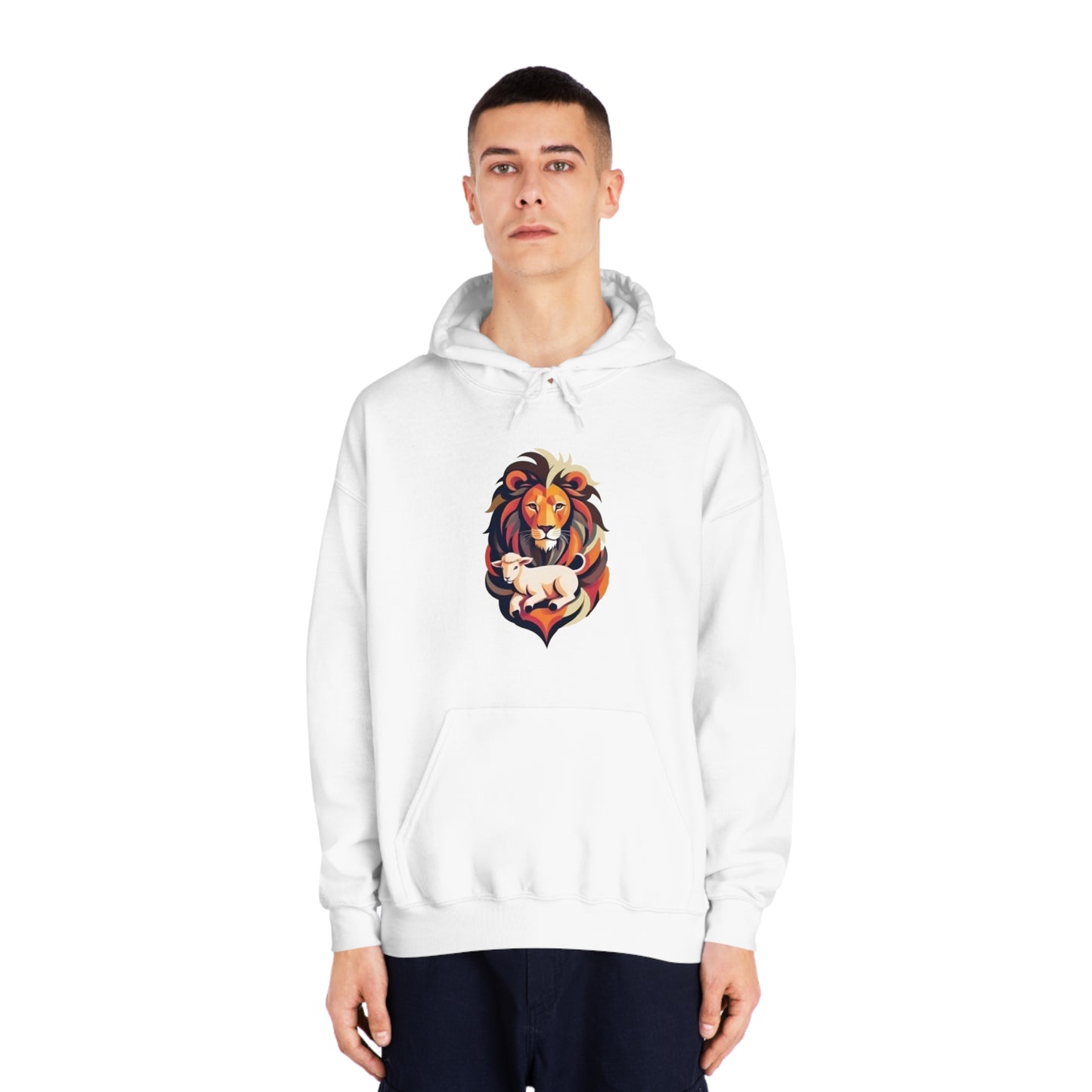 Judah Lamb Logo - Unisex DryBlend® Hooded Sweatshirt