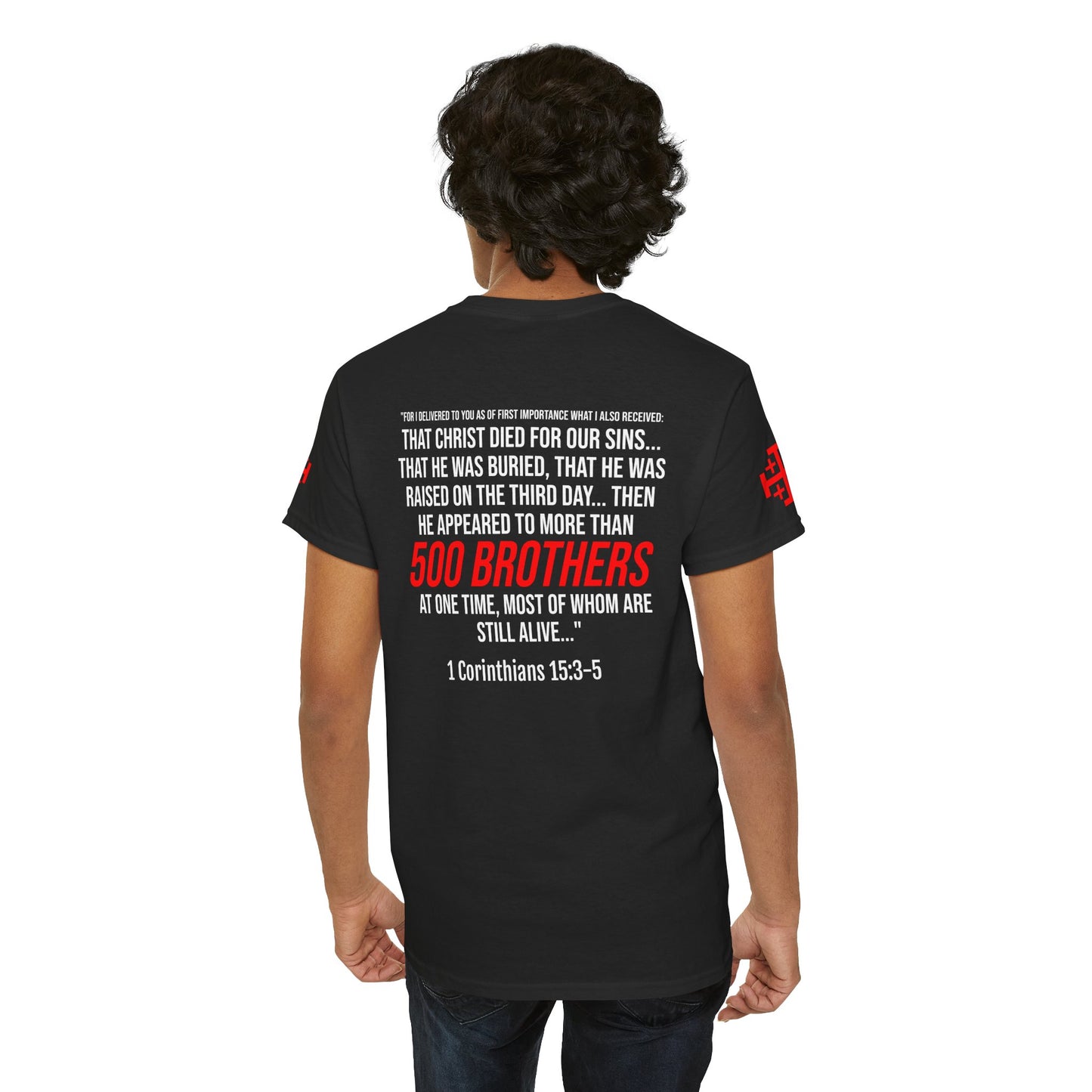 HE IS RISEN (Fact Checked) Unisex Heavy Cotton Tee