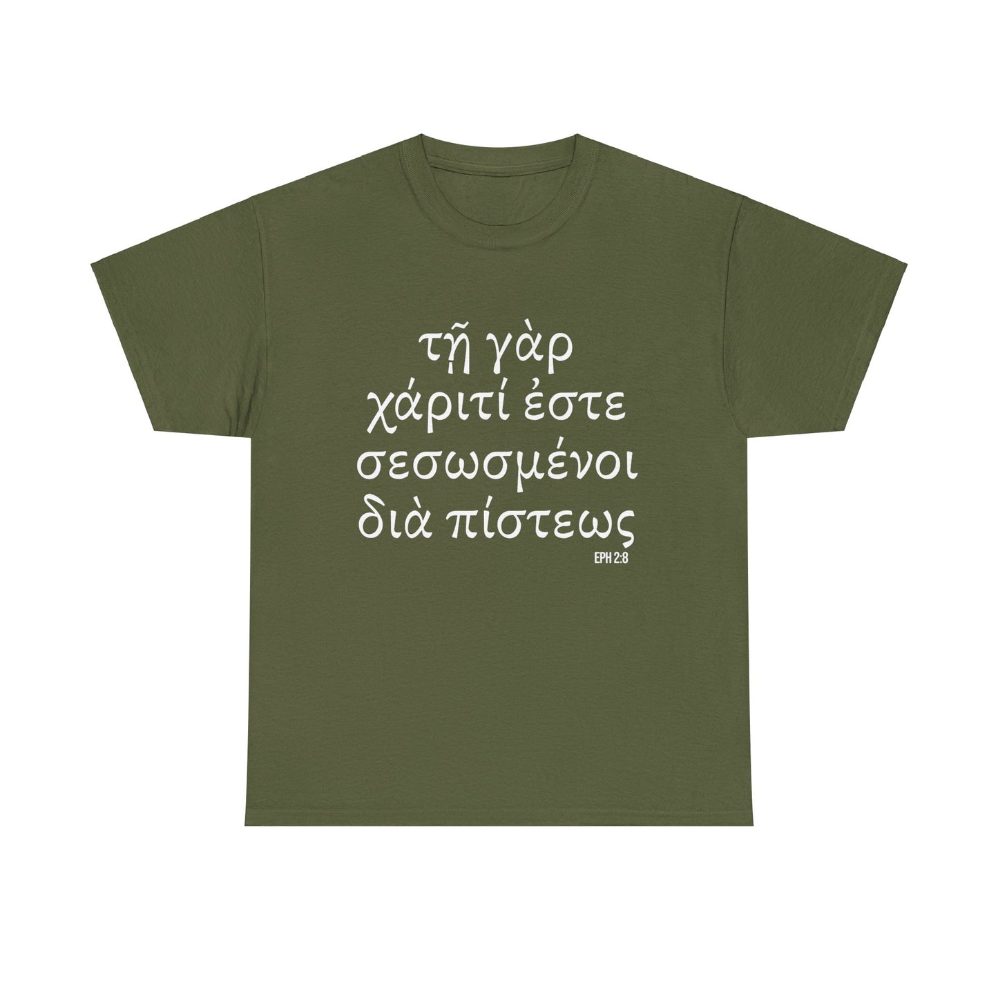 Ephesians 2:8 Conversation Starter - Unisex Heavy Cotton Tee