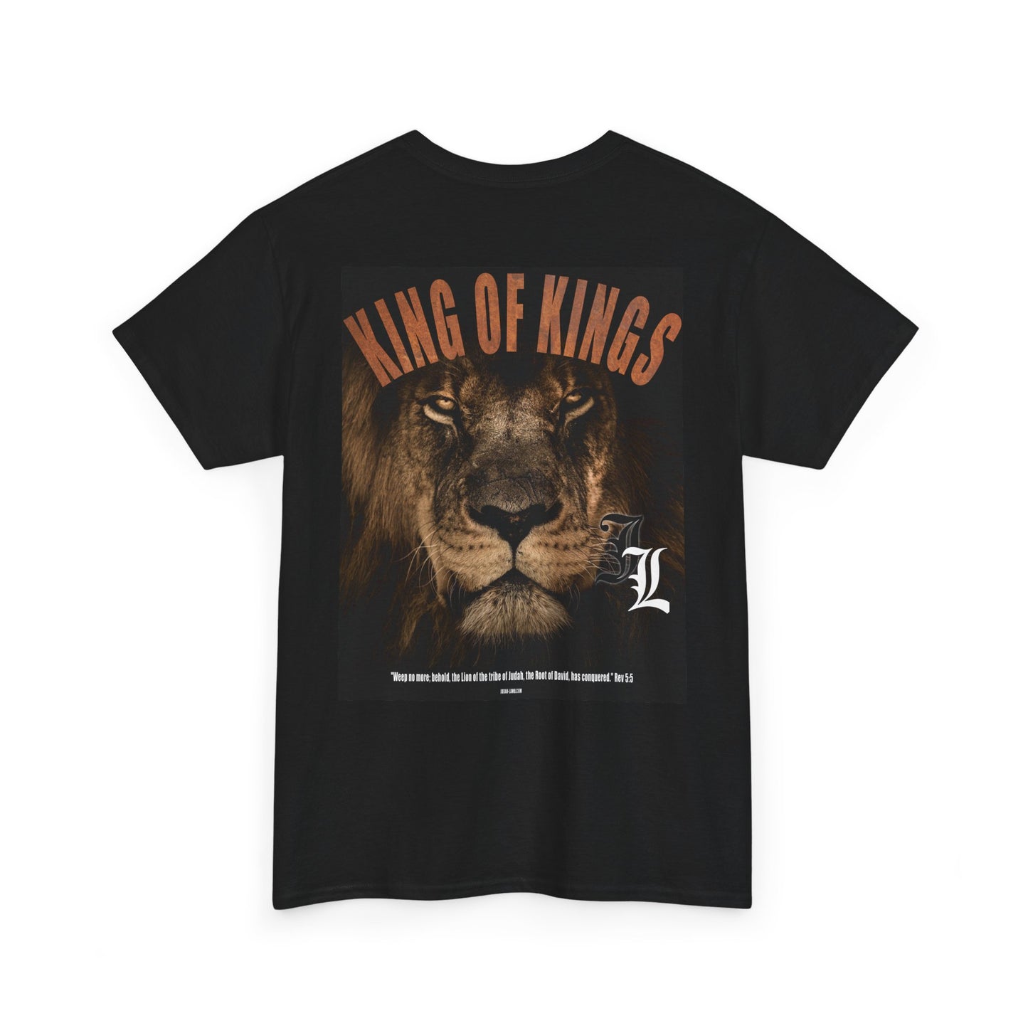 King of Kings Unisex Heavy Cotton Tee - Bold Graphic T-Shirt for Men and Women