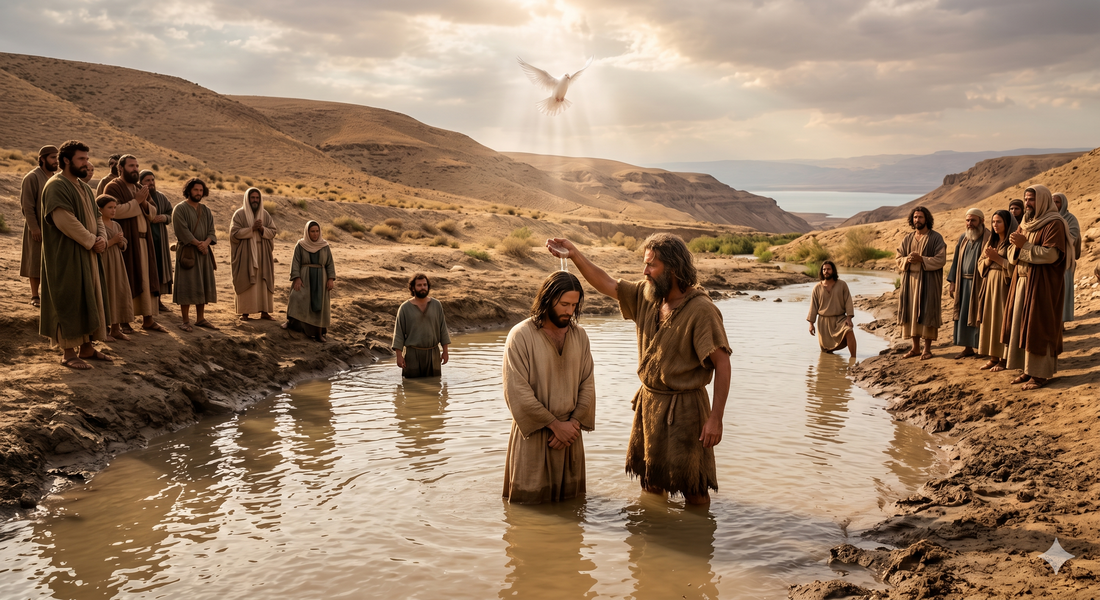 Jesus' Baptism was at the lowest place on Earth