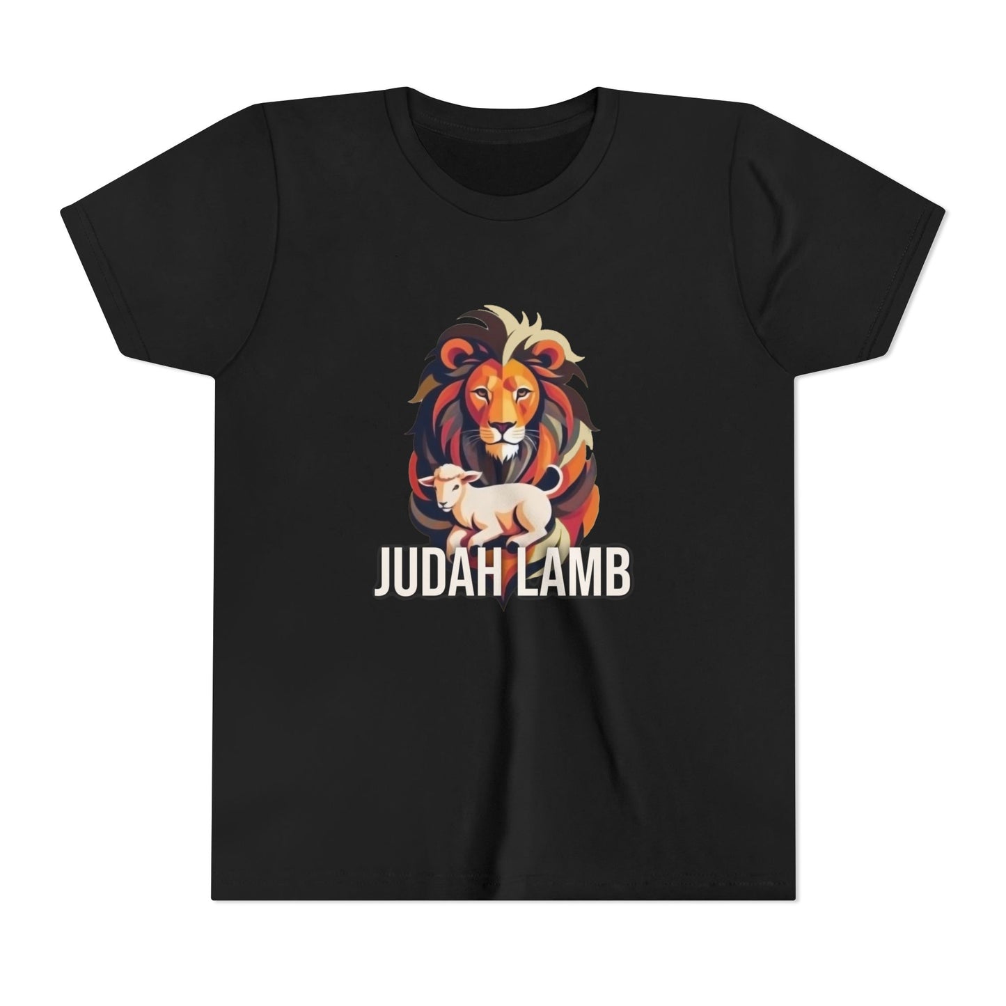 Youth Christian Lion Tee, Faith T-Shirt, Inspirational Kids Shirt, Religious Gift, Bible Verse Apparel