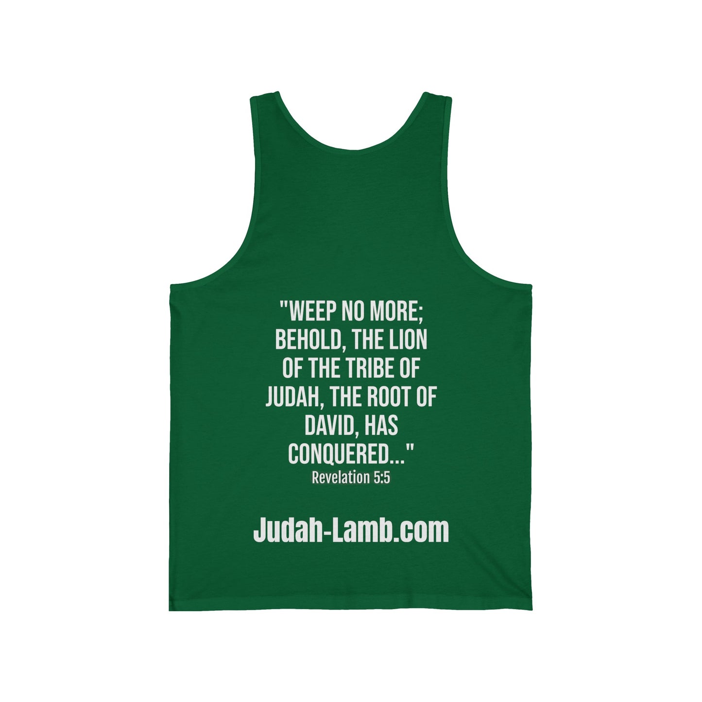 Judah Lamb Logo - Unisex Jersey Tank