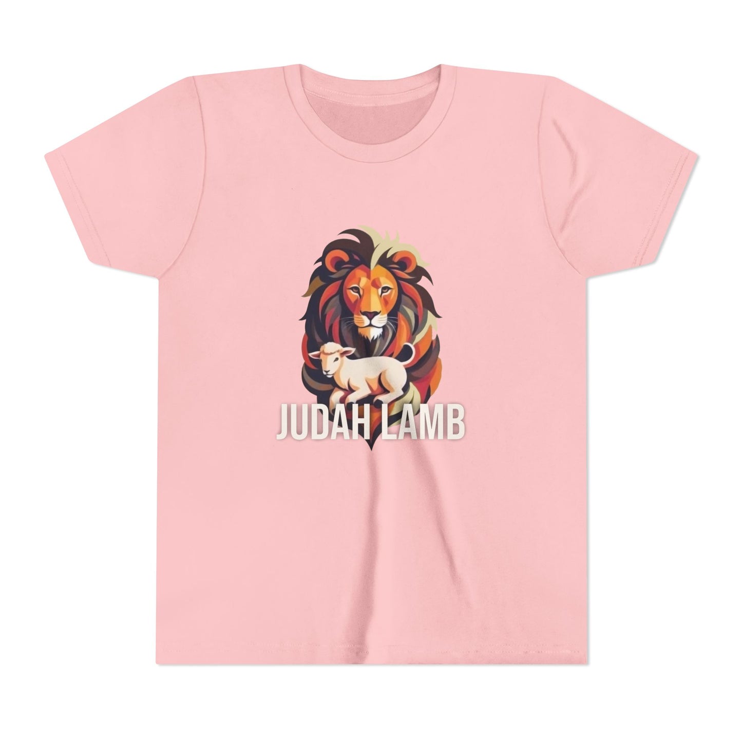 Youth Christian Lion Tee, Faith T-Shirt, Inspirational Kids Shirt, Religious Gift, Bible Verse Apparel