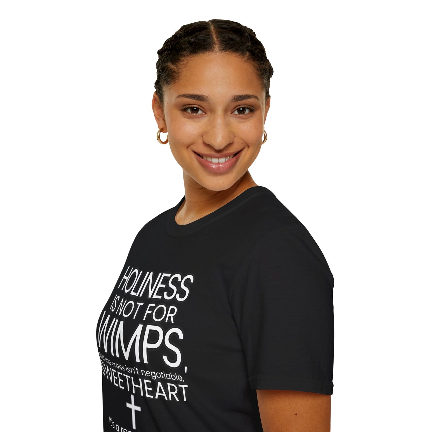 "Holiness Is Not For Wimps" (Mother Angelica) T-Shirt