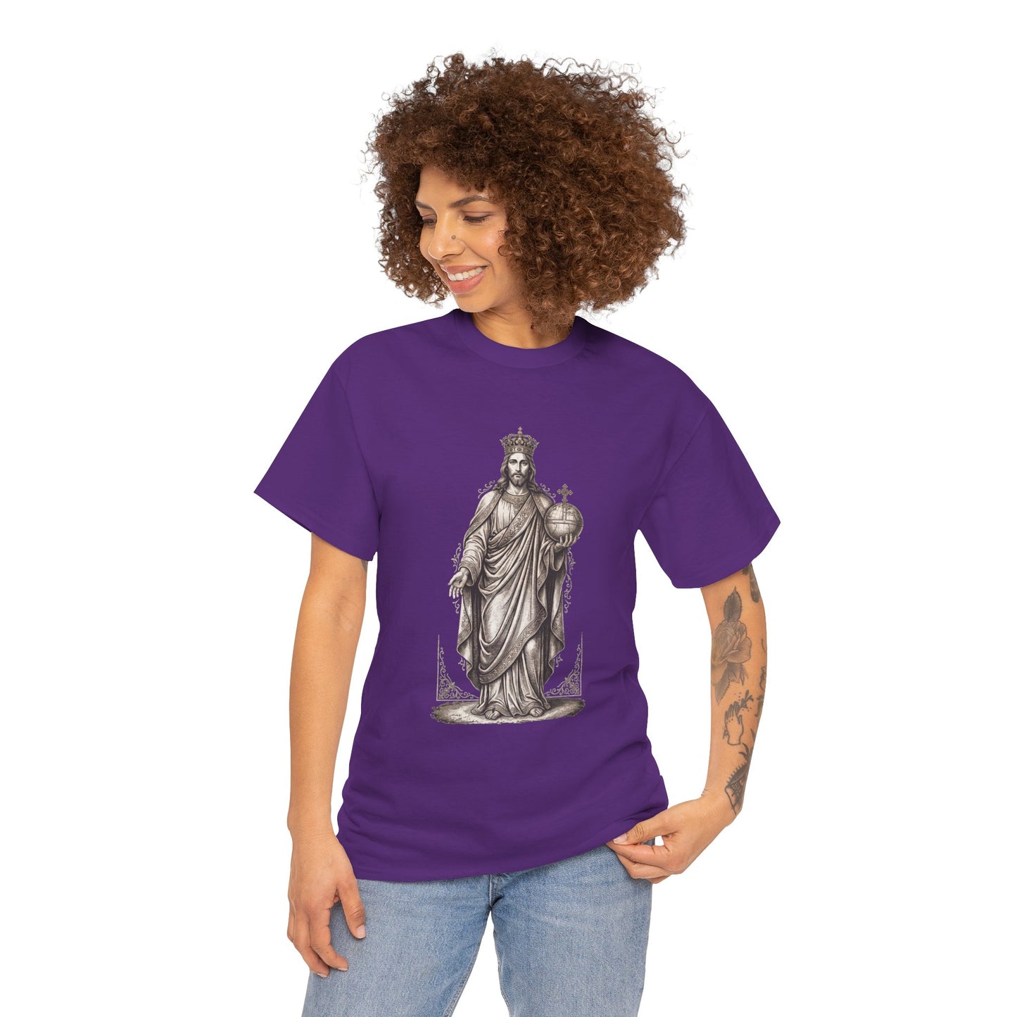 Christus Rex T‑Shirt — Vintage Graphic Tee