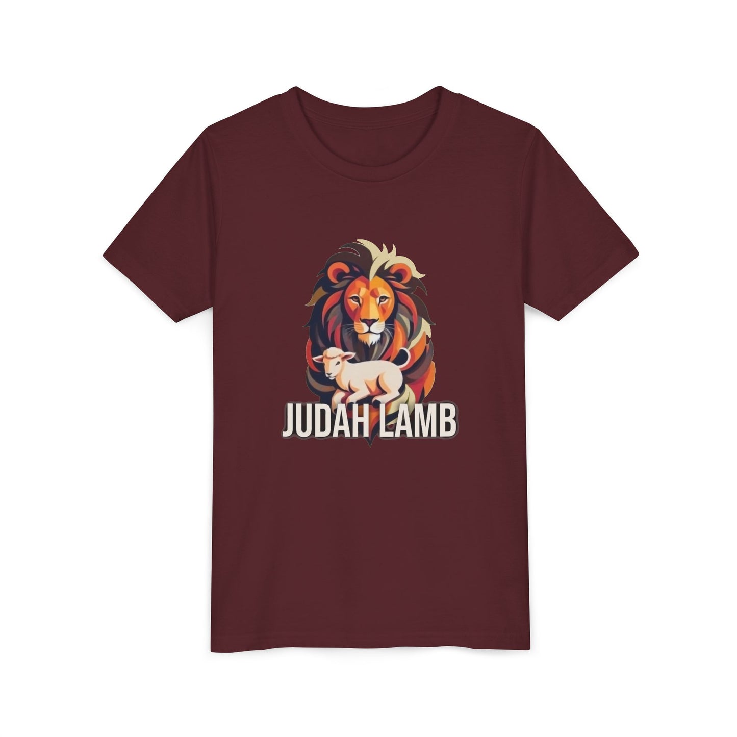 Youth Christian Lion Tee, Faith T-Shirt, Inspirational Kids Shirt, Religious Gift, Bible Verse Apparel