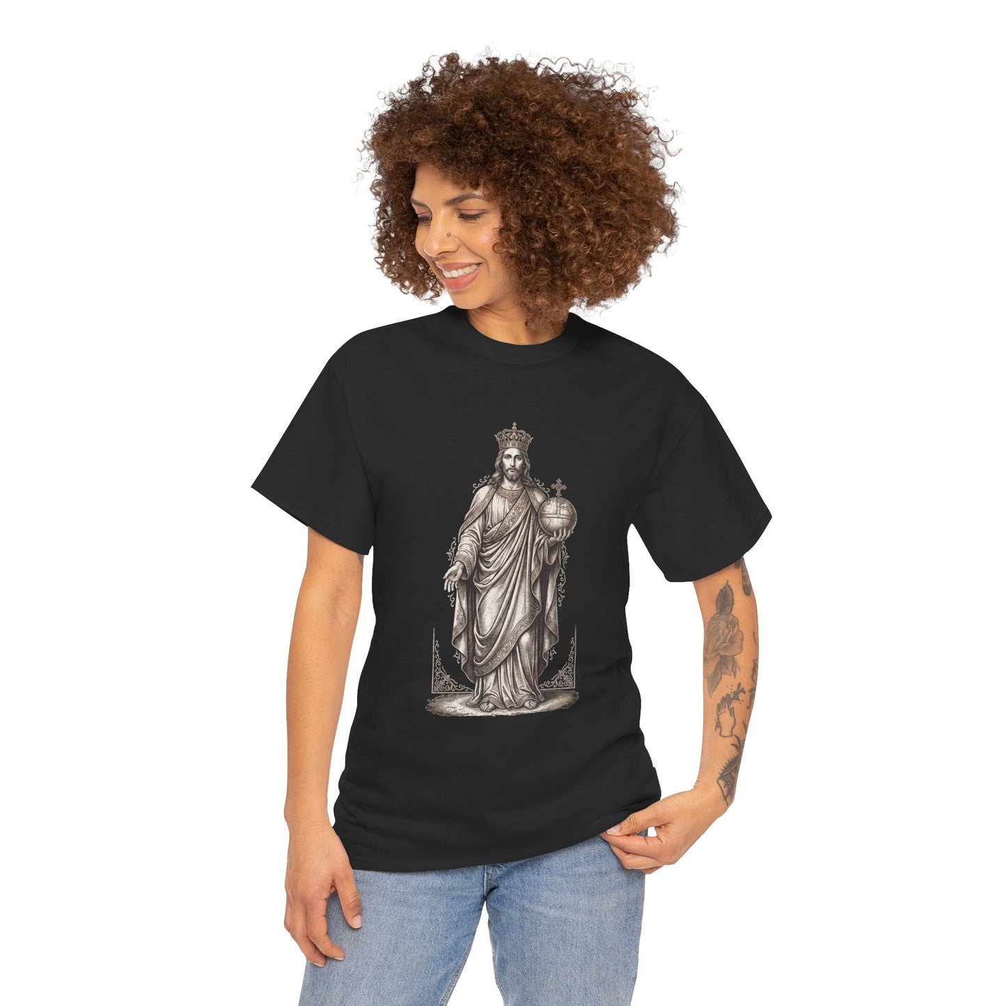 Christus Rex T‑Shirt — Vintage Graphic Tee