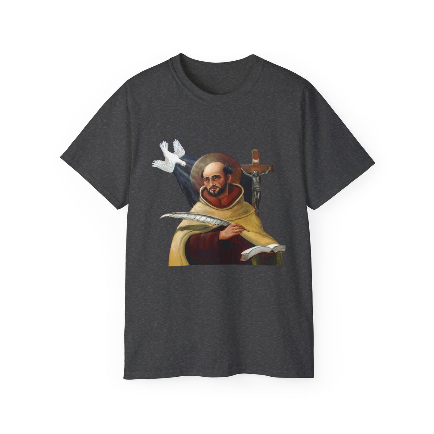 St. John of the Cross Unisex Tee, Inspirational T-Shirt, Spiritual Gift, Motivational Apparel, Faith-Based Clothing, Religious Tee