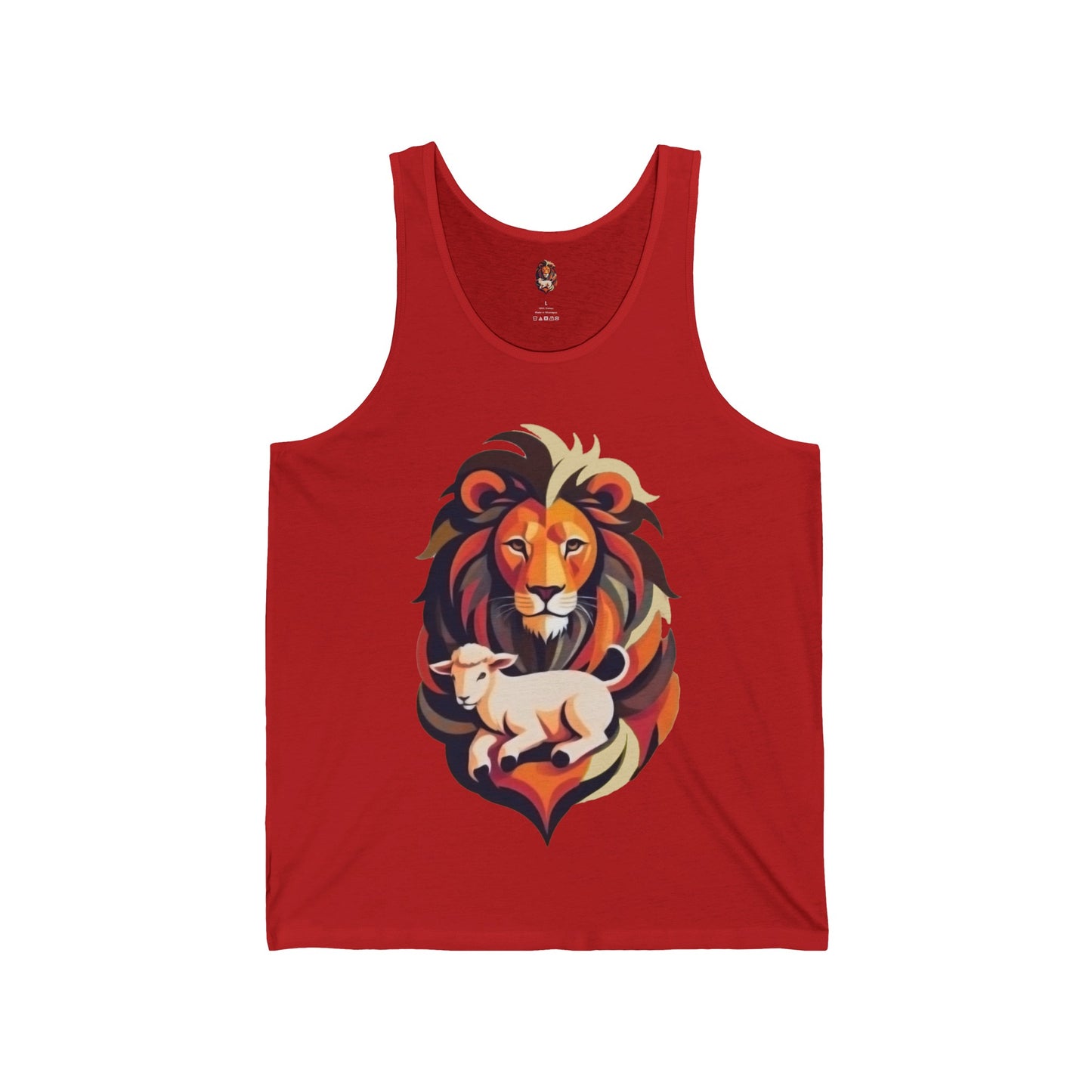 Judah Lamb Logo - Unisex Jersey Tank