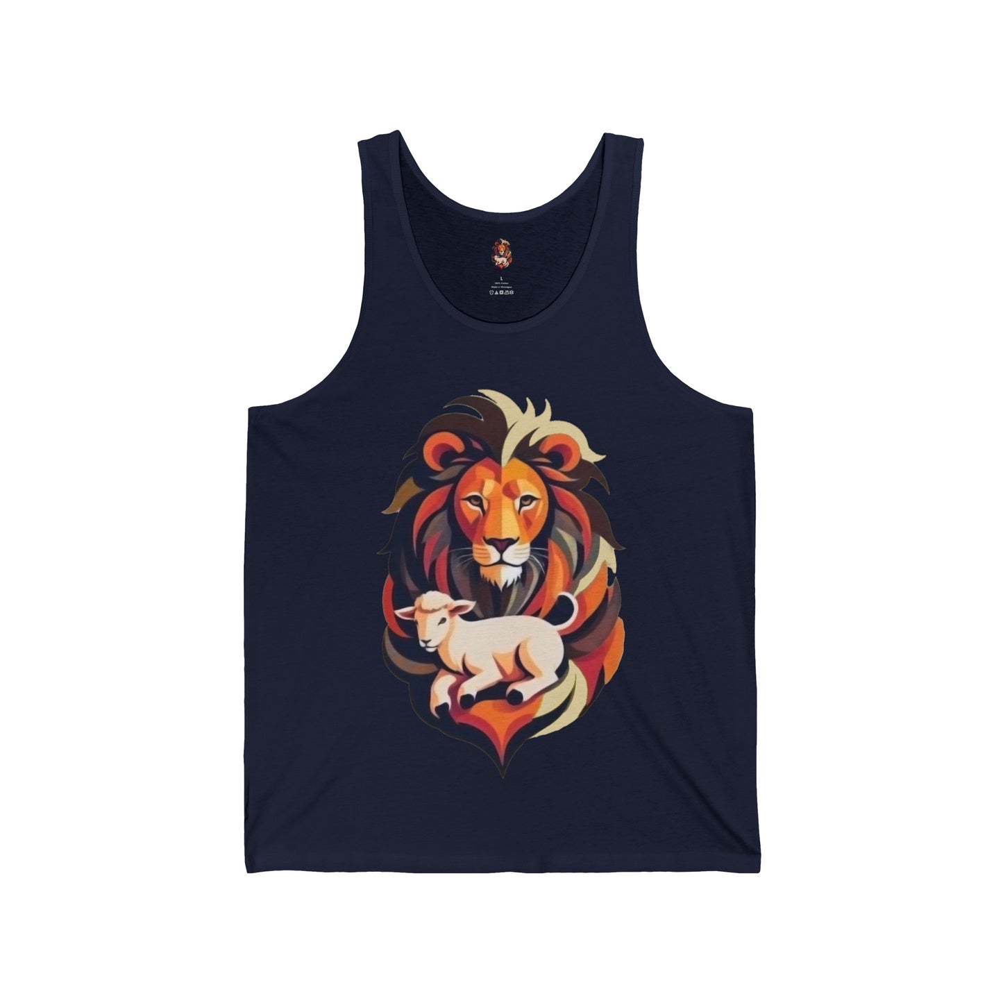 Judah Lamb Logo - Unisex Jersey Tank