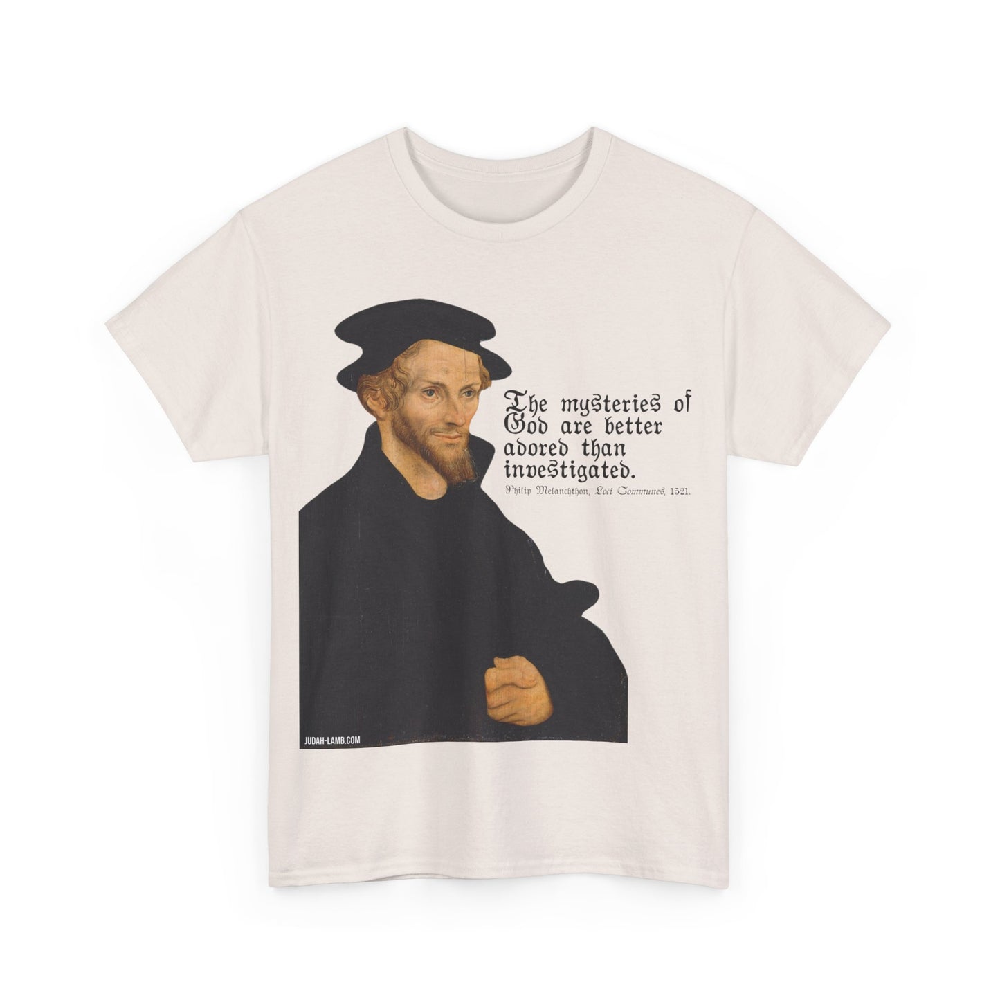 The Mysteries of God / Philip Melanchthon Unisex Heavy Cotton Tee