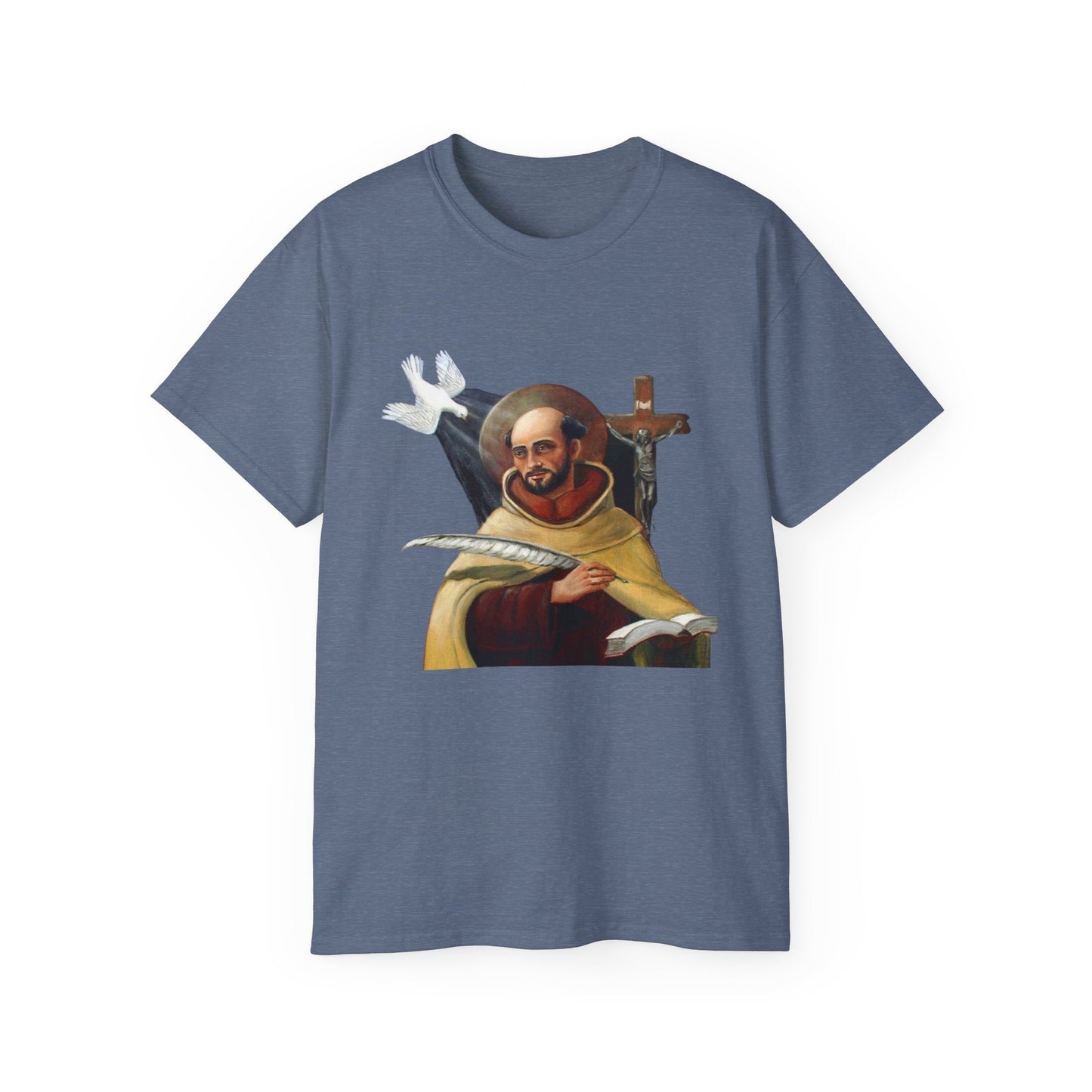 St. John of the Cross Unisex Tee, Inspirational T-Shirt, Spiritual Gift, Motivational Apparel, Faith-Based Clothing, Religious Tee