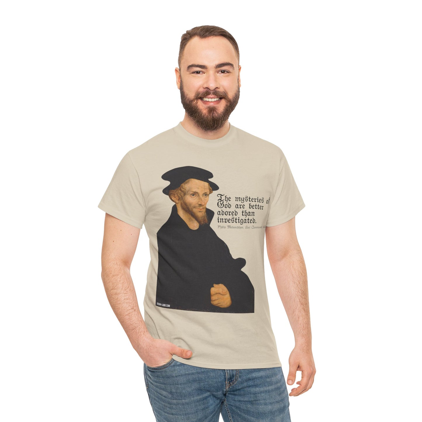 The Mysteries of God / Philip Melanchthon Unisex Heavy Cotton Tee