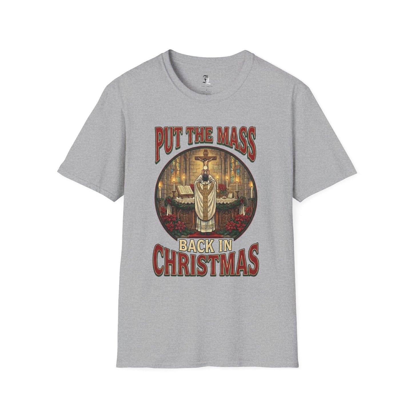 "Put the Mass Back in Christmas" Holiday Tee