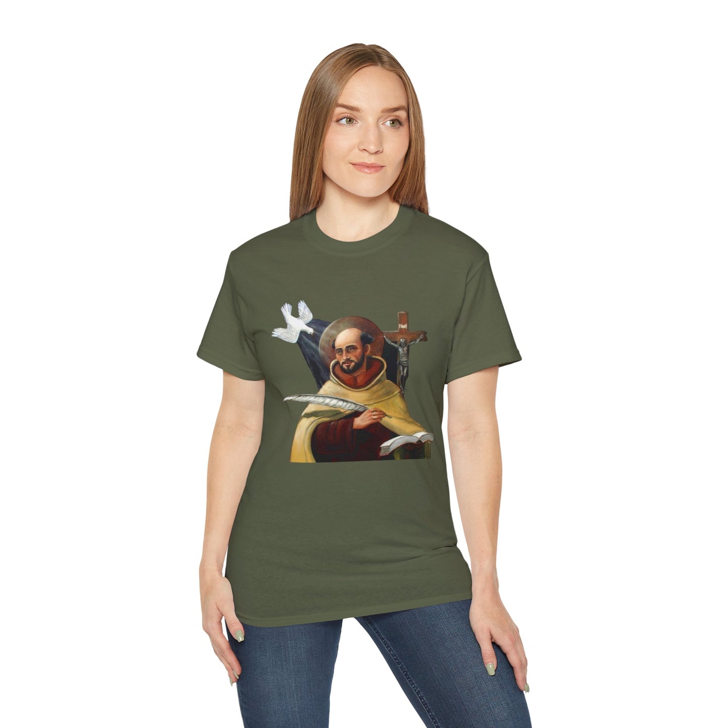 St. John of the Cross Unisex Tee, Inspirational T-Shirt, Spiritual Gift, Motivational Apparel, Faith-Based Clothing, Religious Tee