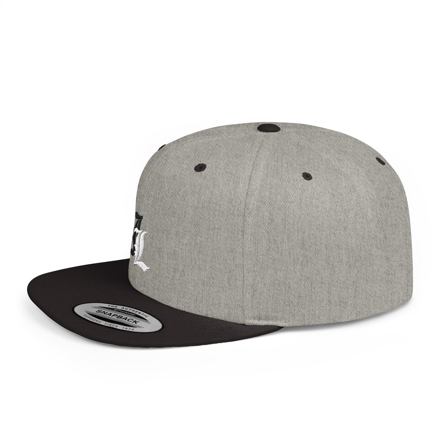 JL Logo - Stylish Flat Bill Snapback Cap