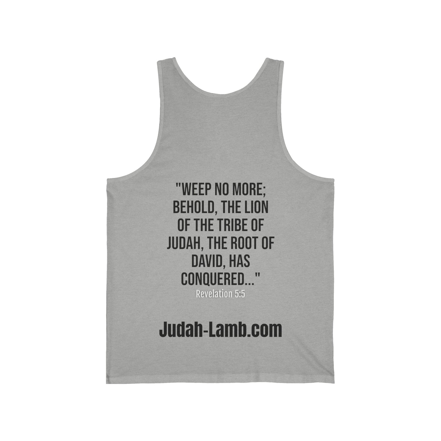 Judah Lamb Logo - Unisex Jersey Tank