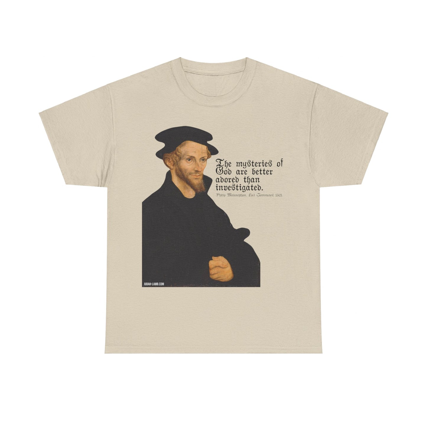 The Mysteries of God / Philip Melanchthon Unisex Heavy Cotton Tee