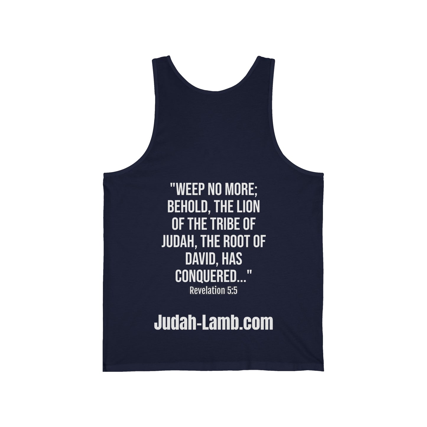 Judah Lamb Logo - Unisex Jersey Tank