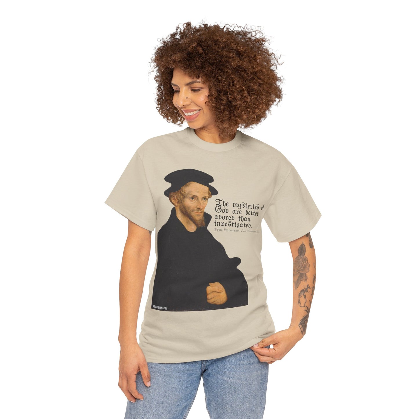 The Mysteries of God / Philip Melanchthon Unisex Heavy Cotton Tee