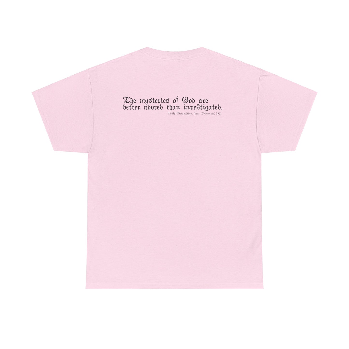 The Mysteries of God / Philip Melanchthon Unisex Heavy Cotton Tee