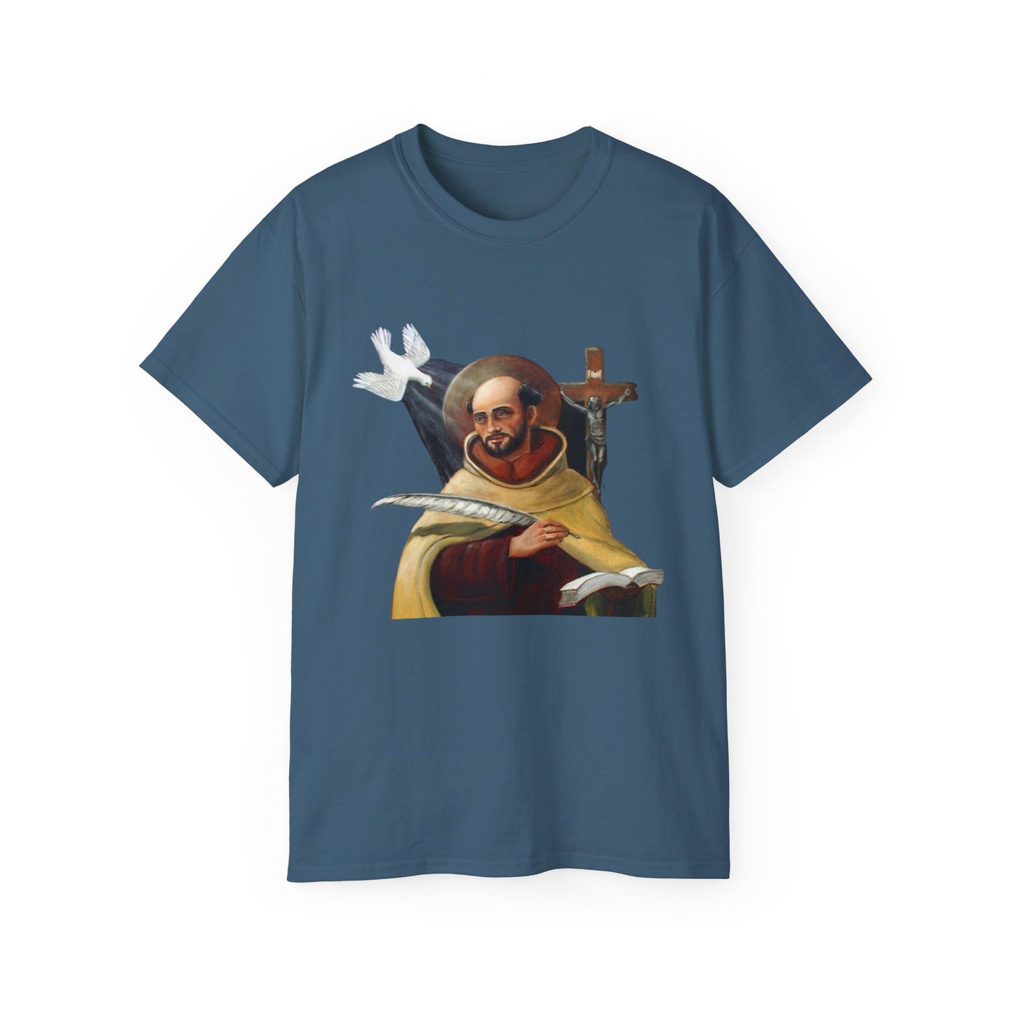 St. John of the Cross Unisex Tee, Inspirational T-Shirt, Spiritual Gift, Motivational Apparel, Faith-Based Clothing, Religious Tee