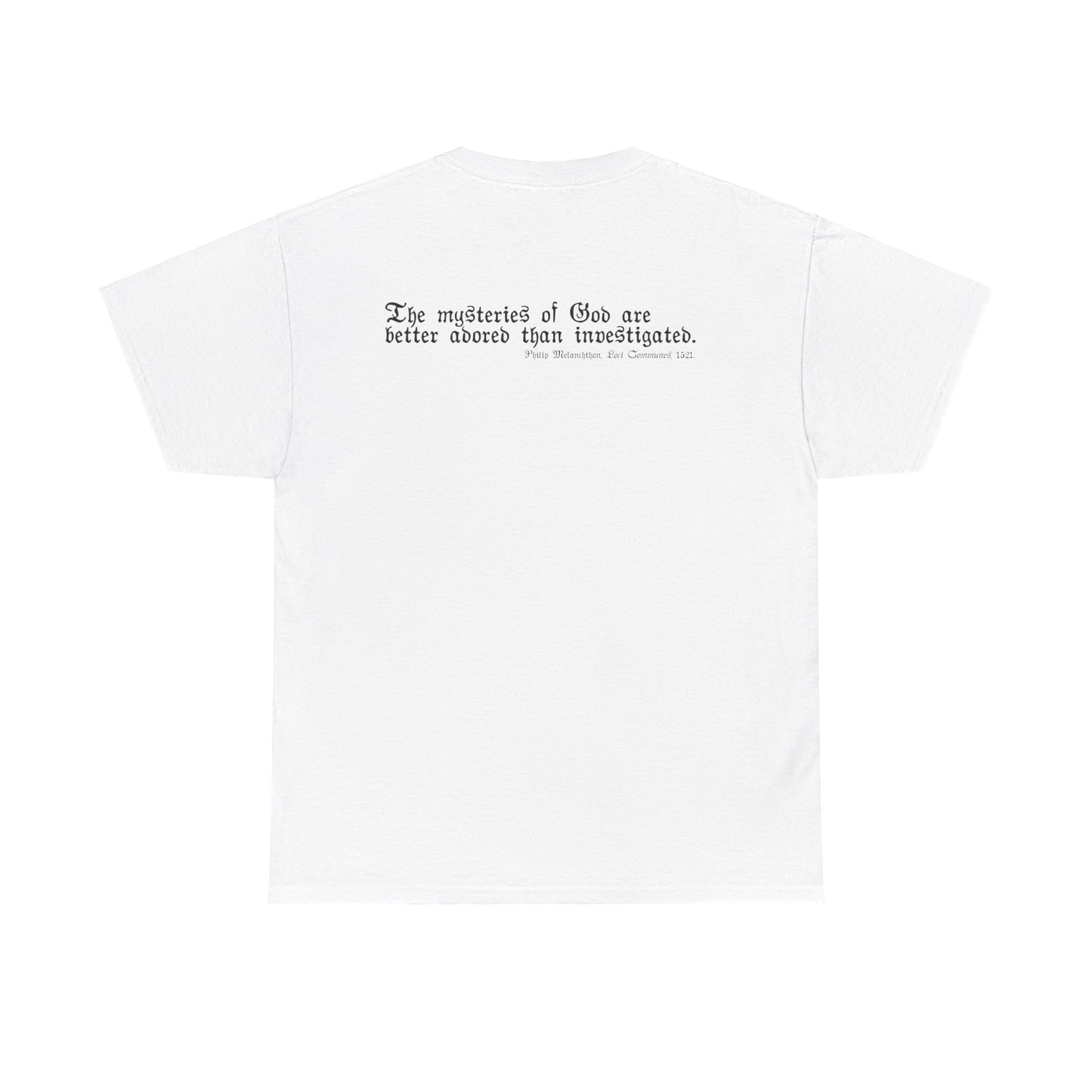 The Mysteries of God / Philip Melanchthon Unisex Heavy Cotton Tee