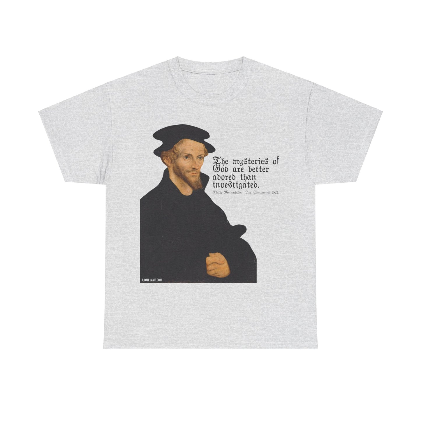 The Mysteries of God / Philip Melanchthon Unisex Heavy Cotton Tee