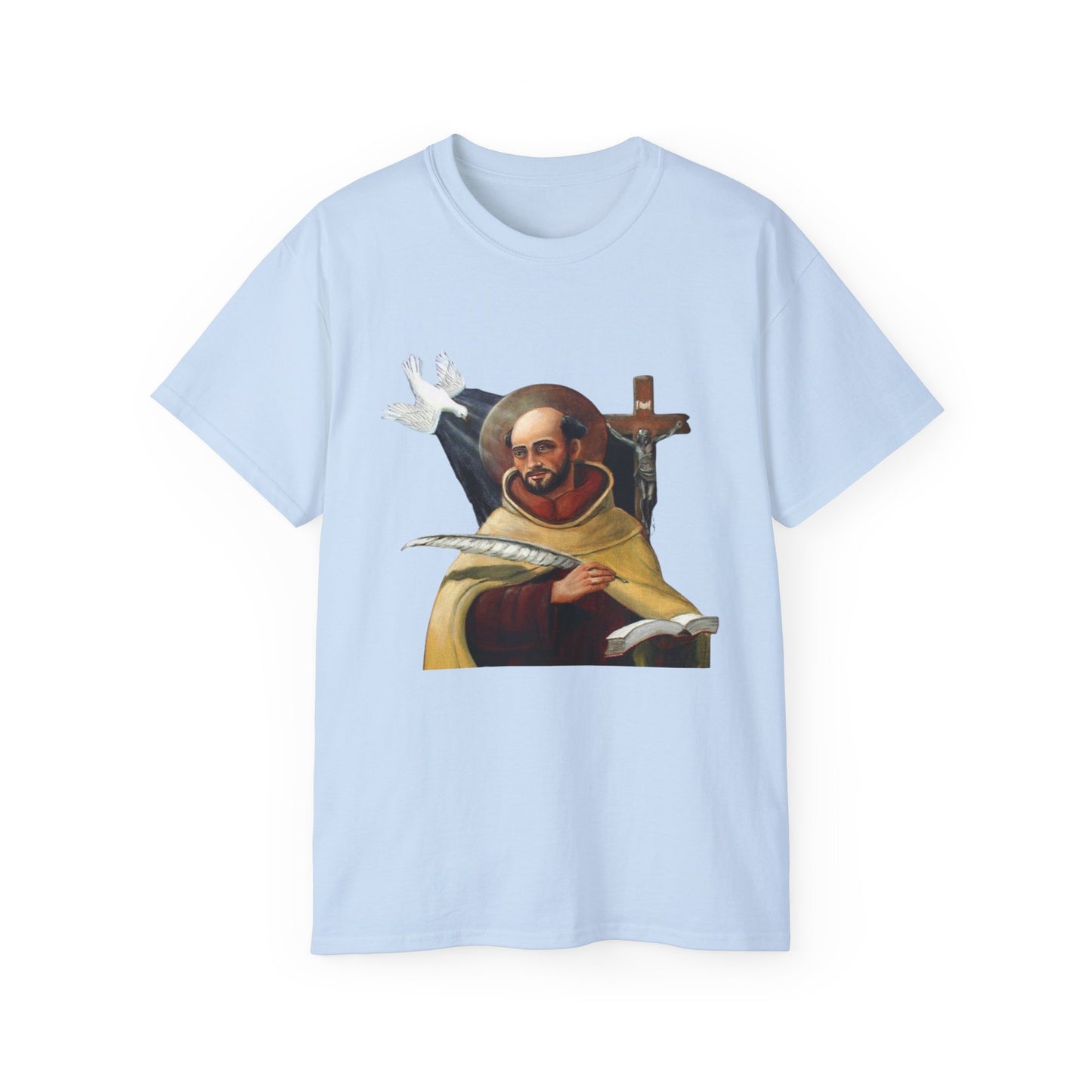 St. John of the Cross Unisex Tee, Inspirational T-Shirt, Spiritual Gift, Motivational Apparel, Faith-Based Clothing, Religious Tee