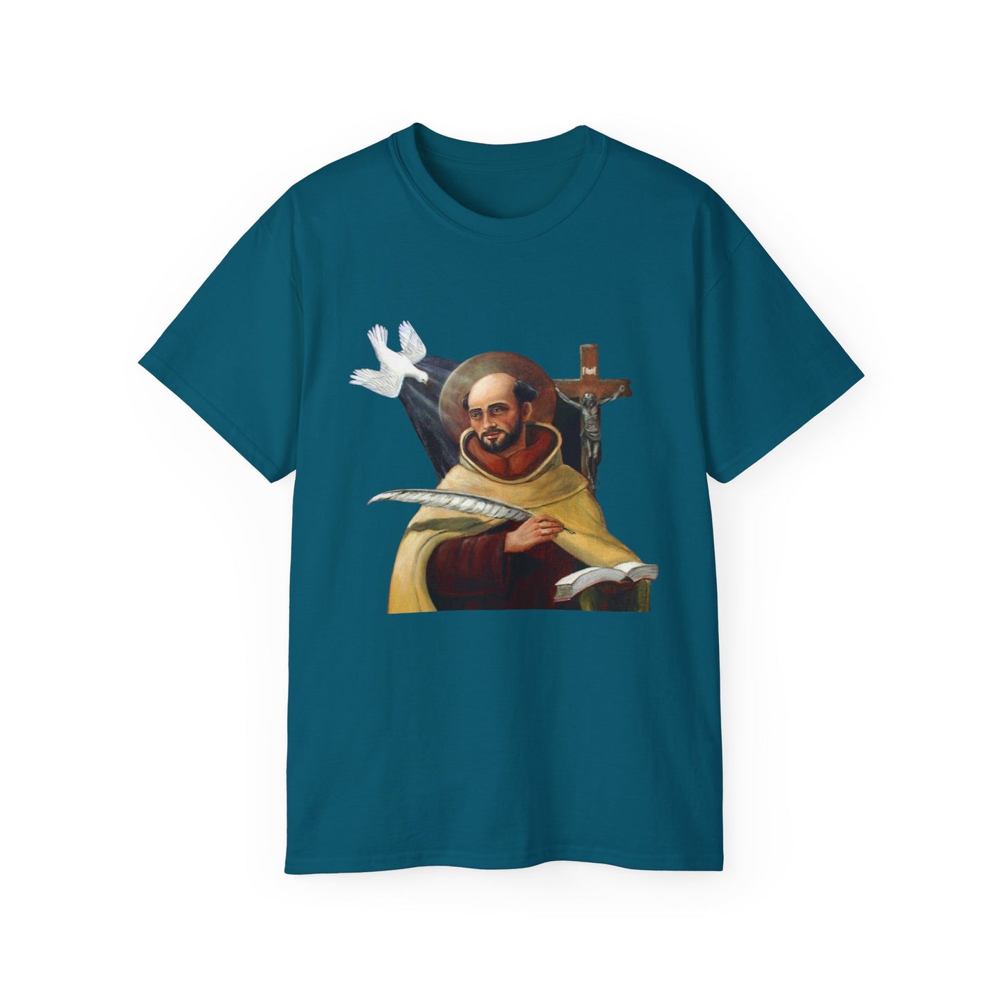 St. John of the Cross Unisex Tee, Inspirational T-Shirt, Spiritual Gift, Motivational Apparel, Faith-Based Clothing, Religious Tee