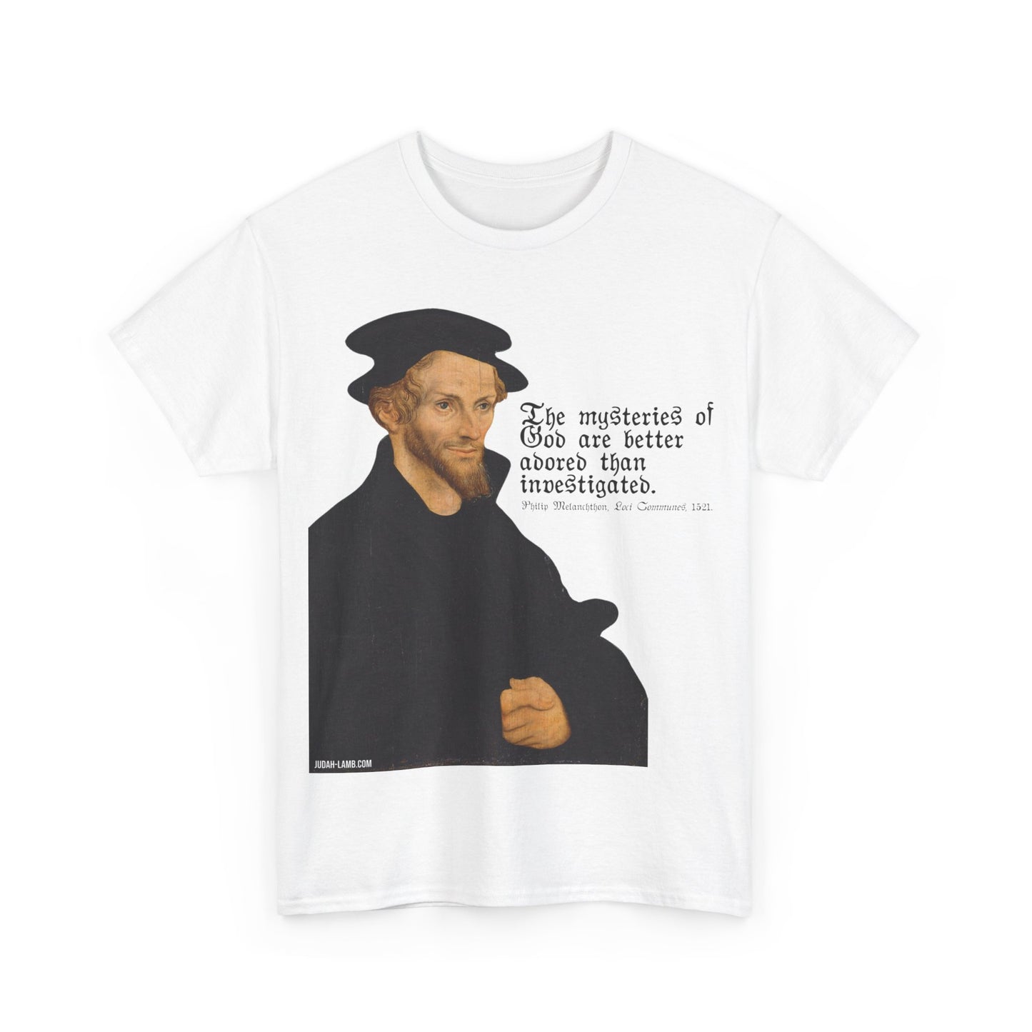 The Mysteries of God / Philip Melanchthon Unisex Heavy Cotton Tee