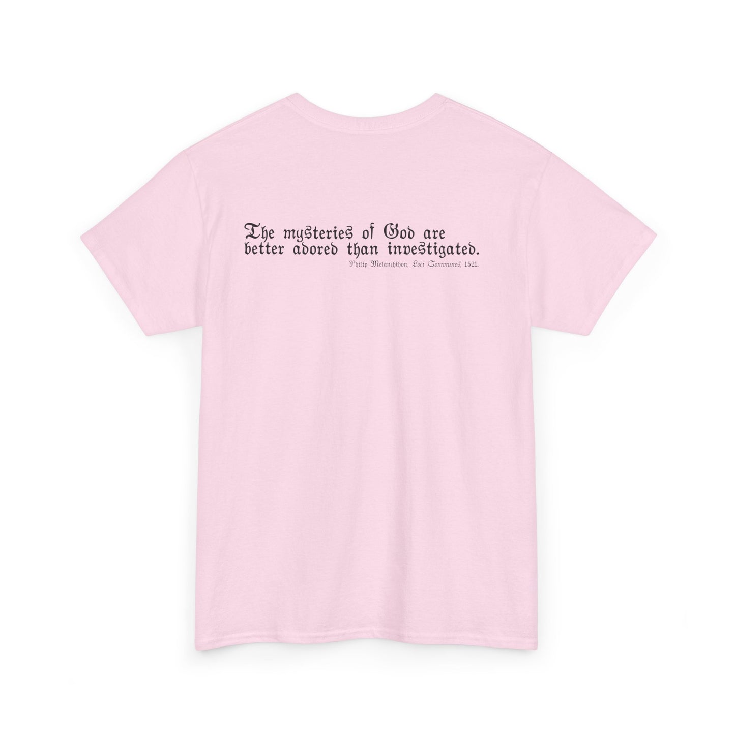 The Mysteries of God / Philip Melanchthon Unisex Heavy Cotton Tee