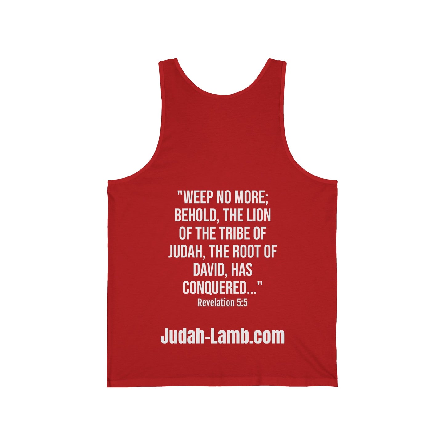 Judah Lamb Logo - Unisex Jersey Tank
