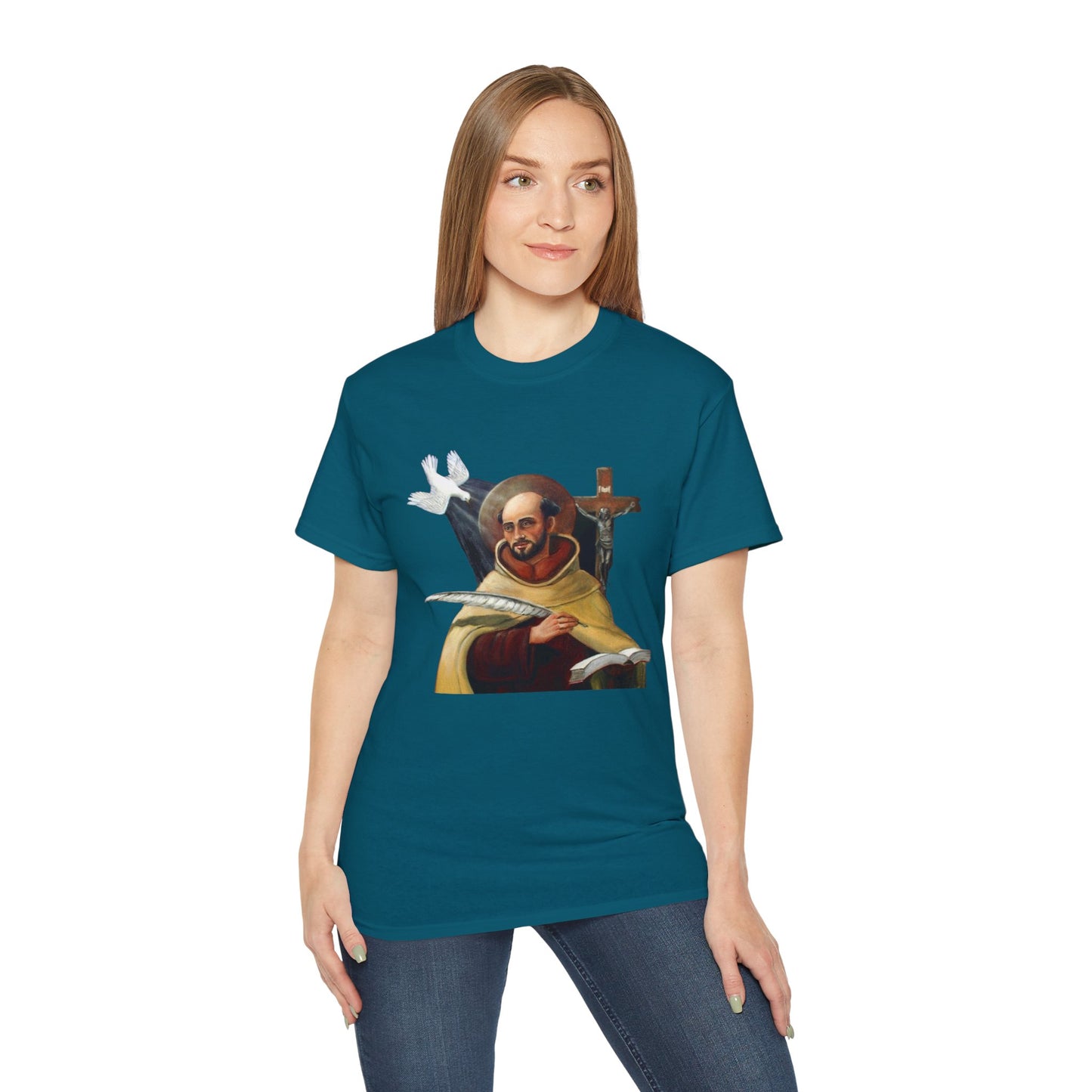St. John of the Cross Unisex Tee, Inspirational T-Shirt, Spiritual Gift, Motivational Apparel, Faith-Based Clothing, Religious Tee