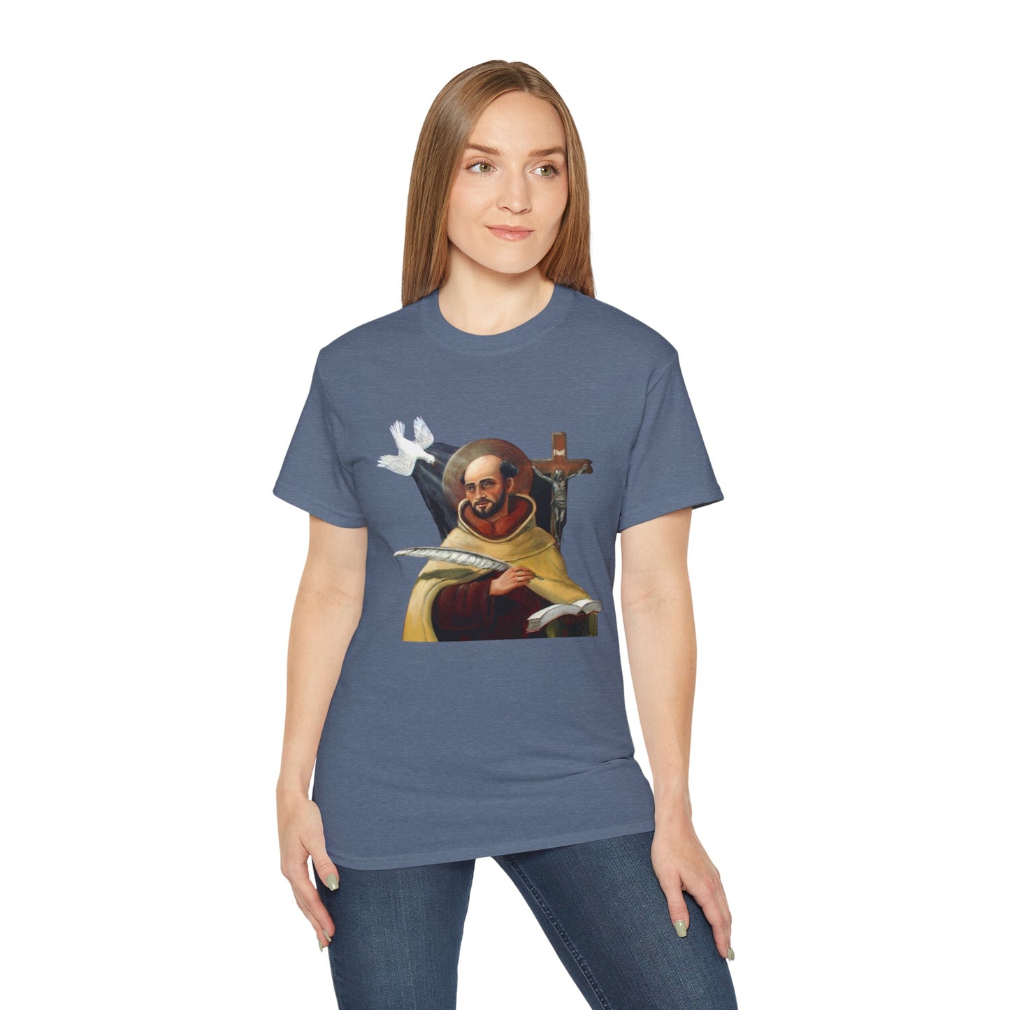 St. John of the Cross Unisex Tee, Inspirational T-Shirt, Spiritual Gift, Motivational Apparel, Faith-Based Clothing, Religious Tee