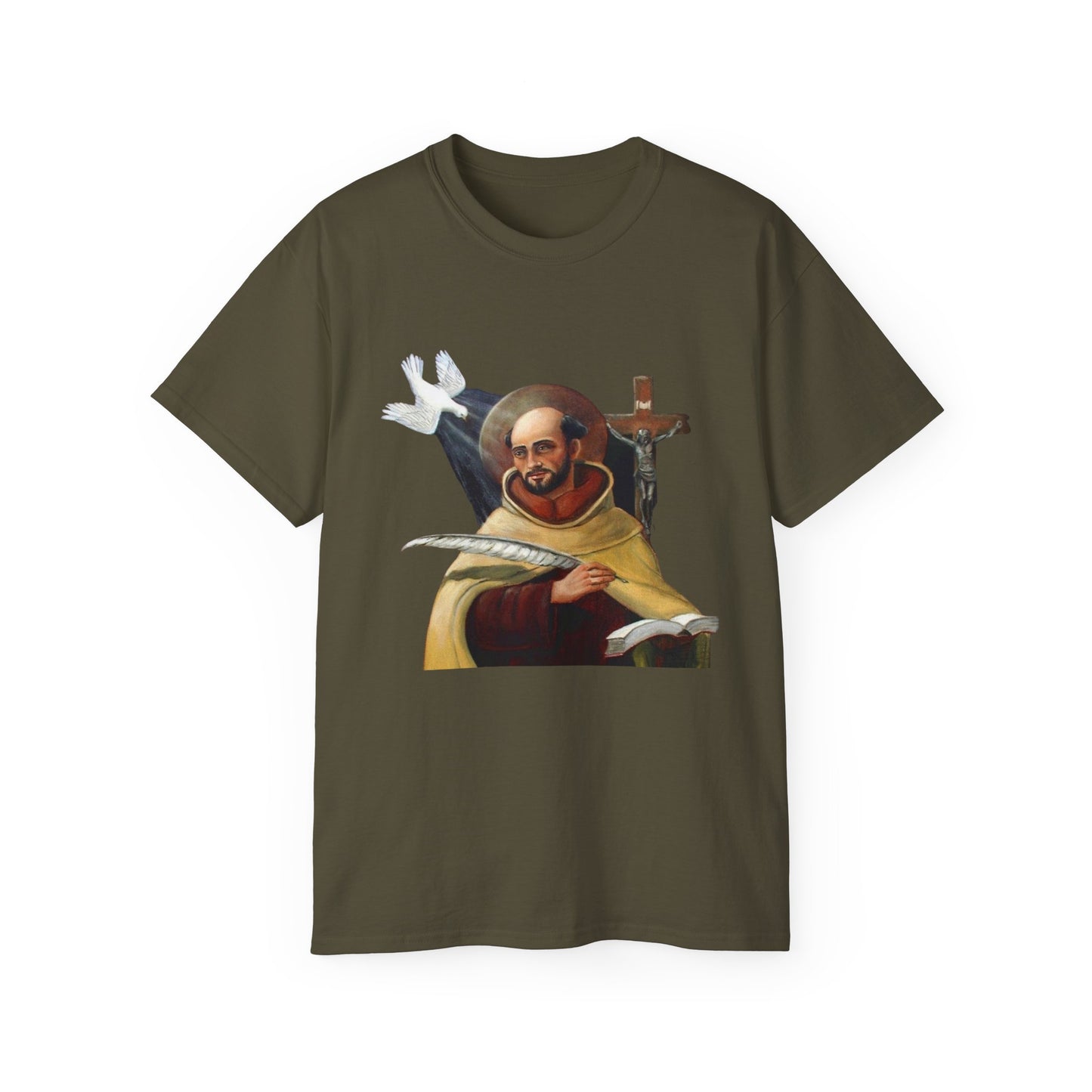 St. John of the Cross Unisex Tee, Inspirational T-Shirt, Spiritual Gift, Motivational Apparel, Faith-Based Clothing, Religious Tee