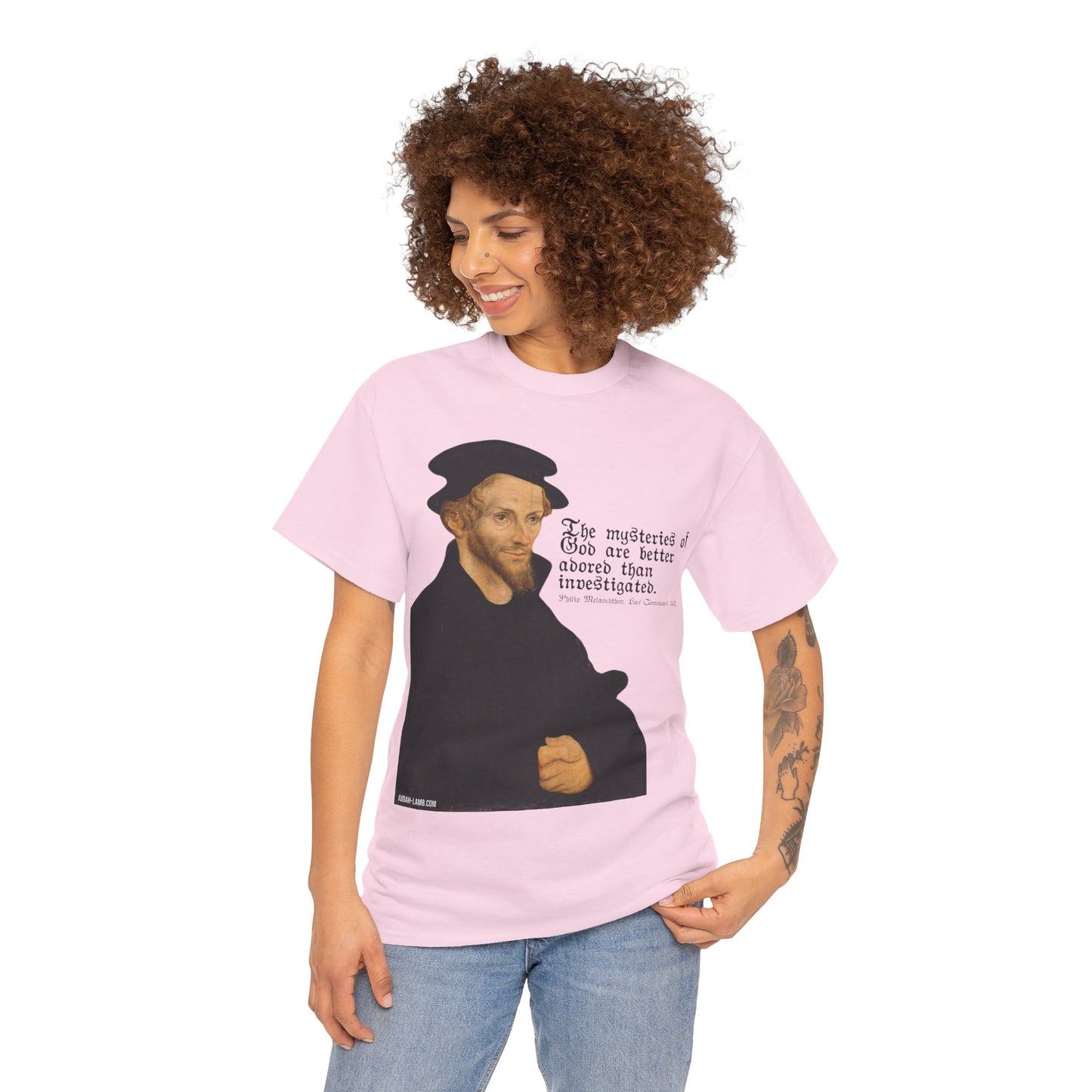 The Mysteries of God / Philip Melanchthon Unisex Heavy Cotton Tee